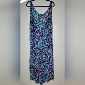 Lilly Pulitzer glow and flow camellia swim sheer coverup size large
